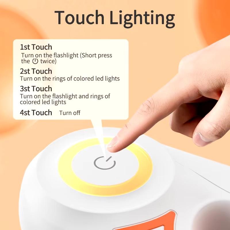 3M Dog Leash Automatic Tow Rope with Flashlight Rgb Light Durable Puppy Collar Extension Walking Running Lead Pet Supplies