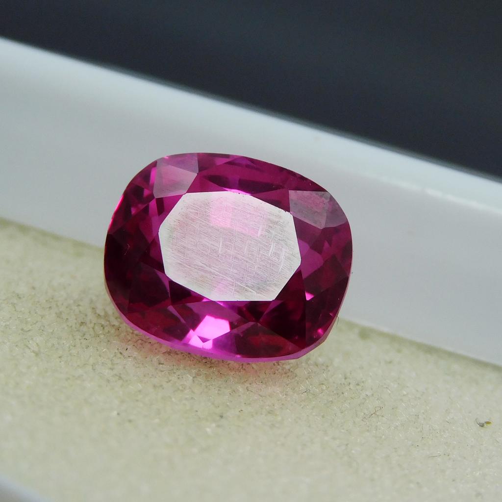Natural Pink Sapphire Loose Gemstone Cushion Cut 10.95 Ct Engagement September Birthday Birthstone