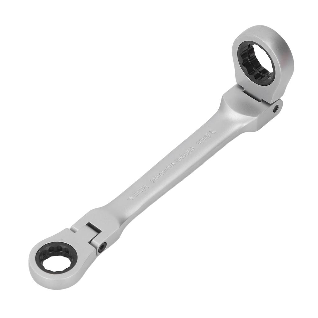 Ratcheting Wrench Socket Set Multifunctional Double Flex Head 72 Tooth Ratchet Wrench 14 19mm