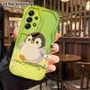 Phone case: 2D flat, suitable for Samsung Galaxy A34 A35 M05 M06 S20 S22 S21 FE Plus 5G protective case, little penguin illustration, perfect Christma