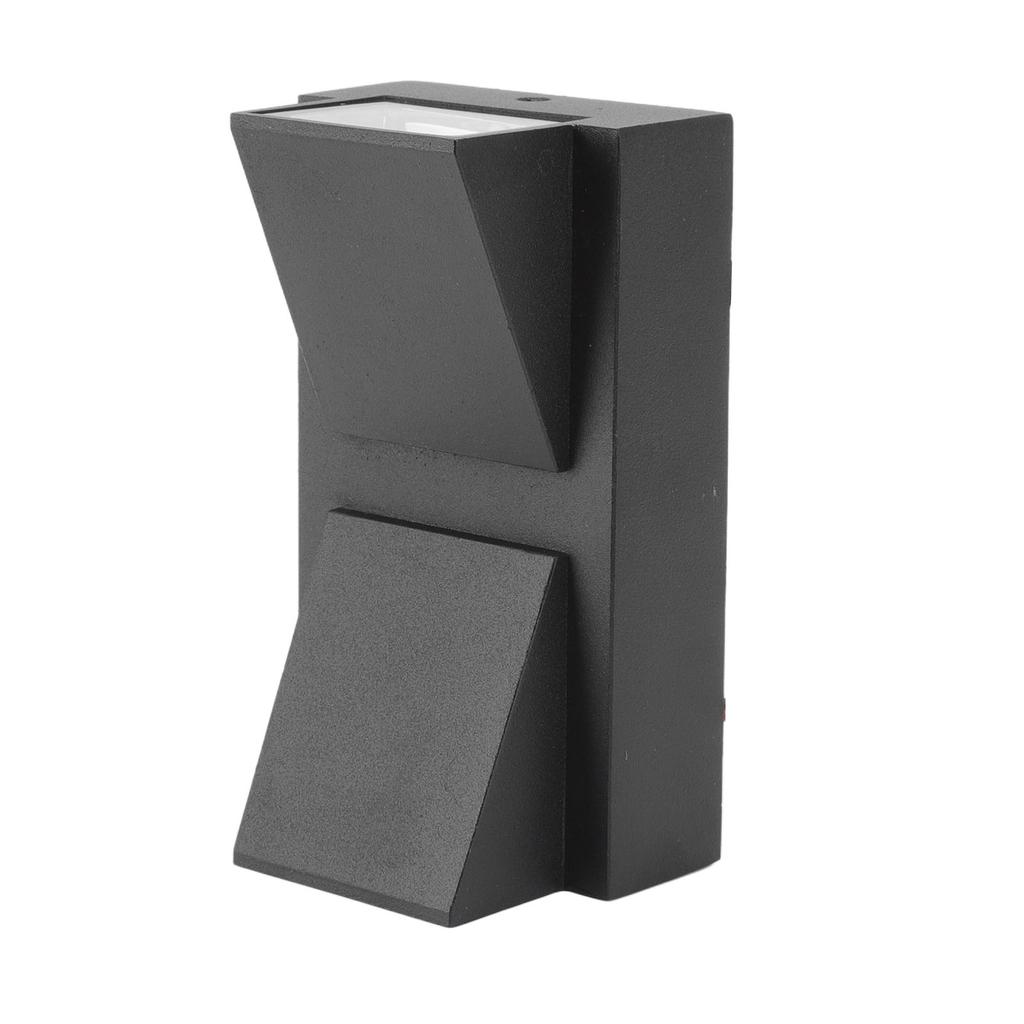 Double Head Wall Light Outdoor Waterproof LED Hallway Wall Light Stair Up and Down Wall Lamp White Light 12W AC85‑265V