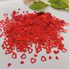 15g Vibrant Red Heart-Shaped Confetti - Ideal for Valentine's Day, Anniversaries, Weddings for  Decorations & Celebrations
