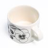 Arabia Black Paratiisi 6677 Teacup (Mug) [Parallel Import]