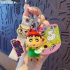 Genuine Crayon Shin-chan Kung Fu Keychain Backpack Pendant Anime Doll