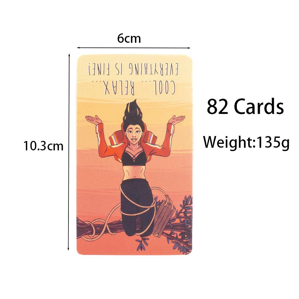 I DON'T CARE Oracle Deck 10.3*6CM Fortune Telling Divination Tarot Card