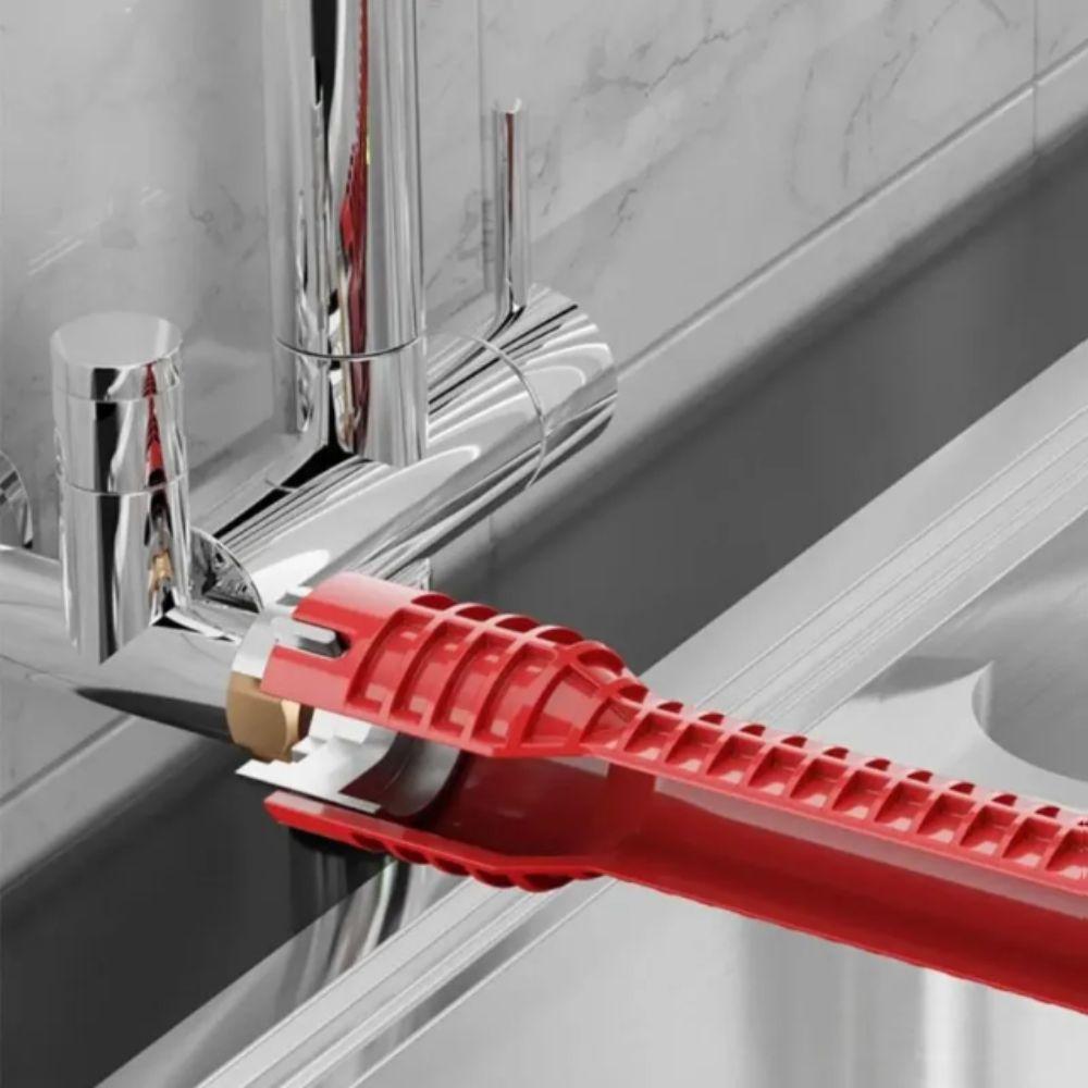 Double Head Wrench Faucet Pipe Repair Tool Kit Plumbing Maintenance Hardware  Plumbing Repairs