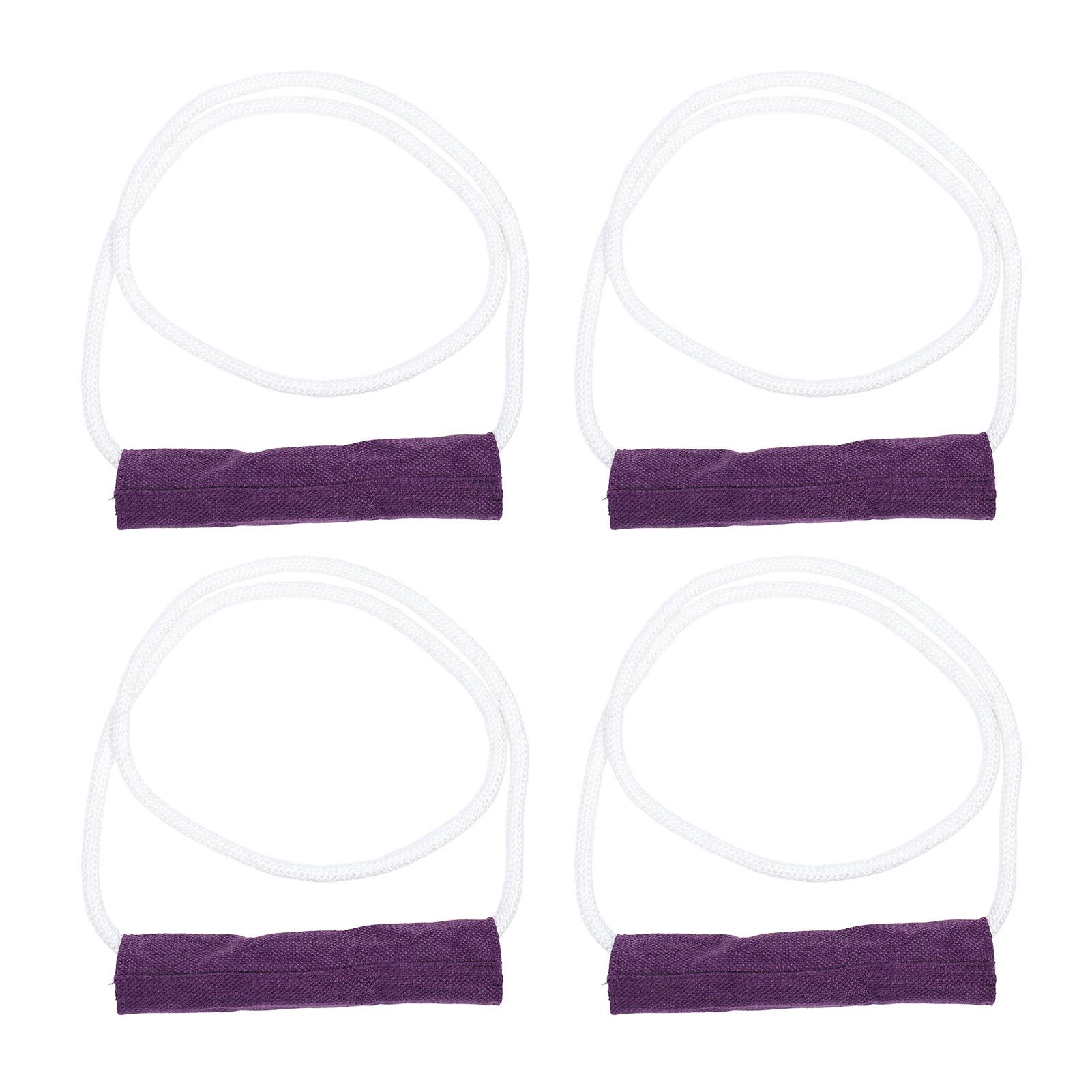 

4 Pcs Back Stretching Strap Thickened Auxiliary Training Wall Rope Waist Back Leg Stretch Strap