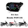 Multi-functional LED Motorcycle Speedometer Odometer Digital Dashboard Tachometer Instrument Panel for Honda POP 110i POP110i