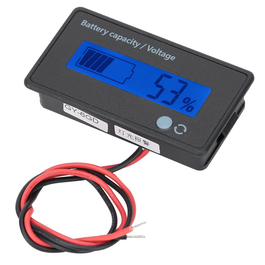 GY 6GD PCB HTN Battery Capacity Monitor Indicator LCD Display with Flashing Alarm 12 84V