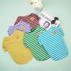 Striped Pet Dog T-Shirt for Small & Medium Breeds - Two-Legged Design, Spring/Summer Collection for Teddy Puppies