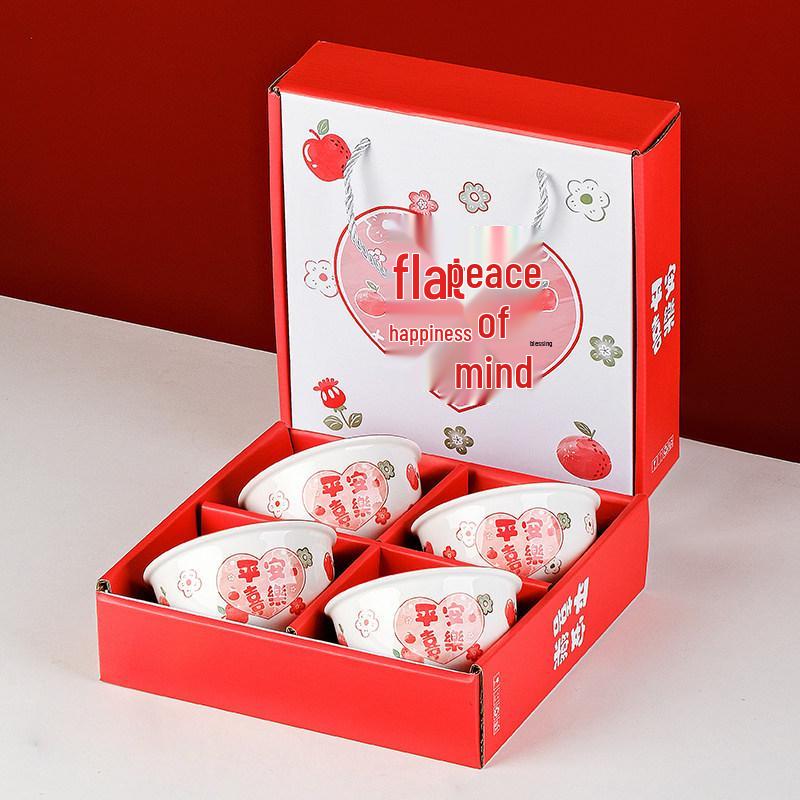 Business Gift Box: Wedding, Souvenir Chopsticks & Bowl Set for Customers & March 8th Occasions