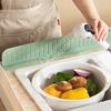 Silicone Water Baffle Barrier Sink Flap Block Easy Cleaning Sink Splash Guard  Household