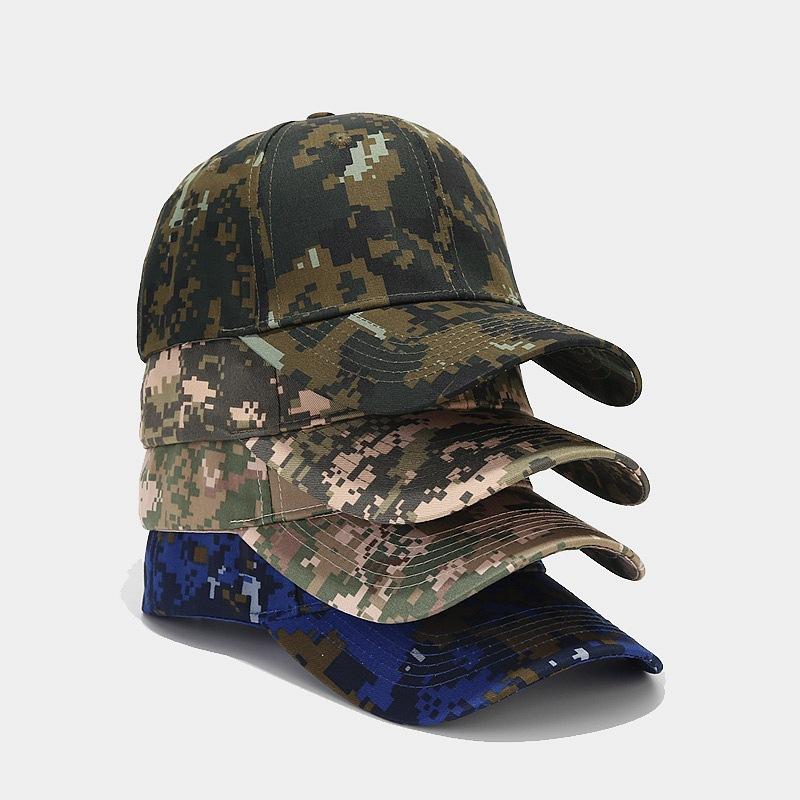 Outdoor Sports Sun Hat Men's Tactical Military Fan Camping Mountaineering Fishing Cap Women's Digital Camouflage Baseball Cap