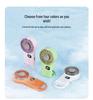 Creative Portable Ultra-thin Handheld Fan with 100-Speed Adjustment and Charging - Ideal for Outdoor Use