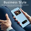 Fall Protection Folding Leather Case For Samsung Galaxy Z Fold4 Fold 4 Fold3 Fold2 Fold 3 2 5g Non -Fingerprint Protective Cover