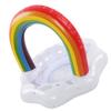 Baby Swimming Float Rainbow Inflatable Children Swimming Ring with Safety Float Seat