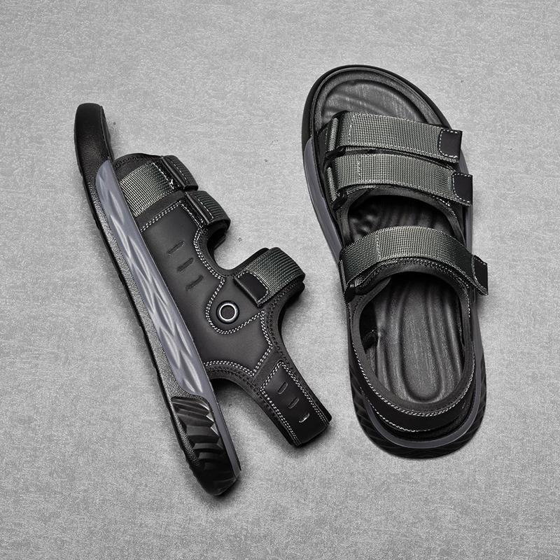 Fashion Brand Summer Men's Sandals Versatile Men Beach Sandals Soft Comfortable Outdoor Wading Shoes Quick Dry Open-toe Footwear