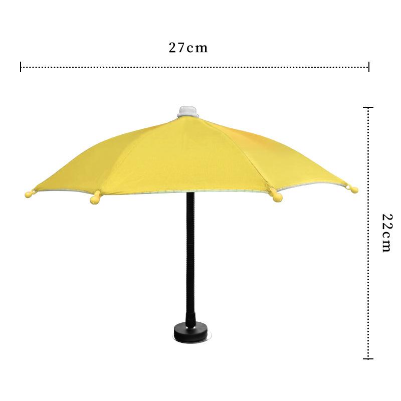 1 Set 360° Rotation Mini Umbrella Anti-glare Sun Shade Cover Magnetic Phone Umbrella For 15/14/13/12 Pro/Pro Max For Phone