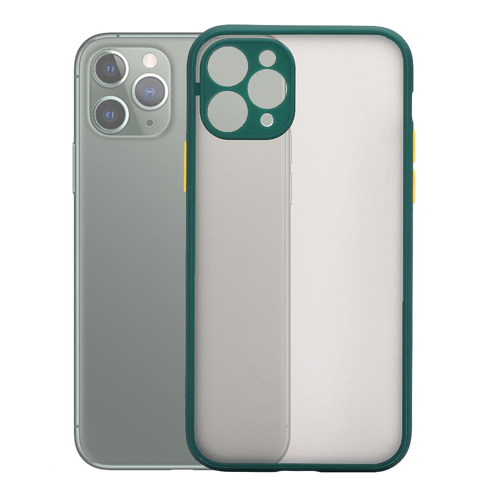 2PCS Cover Phone Case  Frosted Texture Translucent Anti Drop Colorful Keys for IOS 11 Pro(Phone Case for IOS 11 Pro )