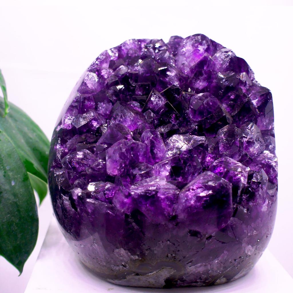 Amethyst Natur Sorgfältig Ungefähr Ungefähr Ideal für Zier- Feng Gut und Amulett-Dekorationen [TANAKA YA] Cluster, 100% Quarz,