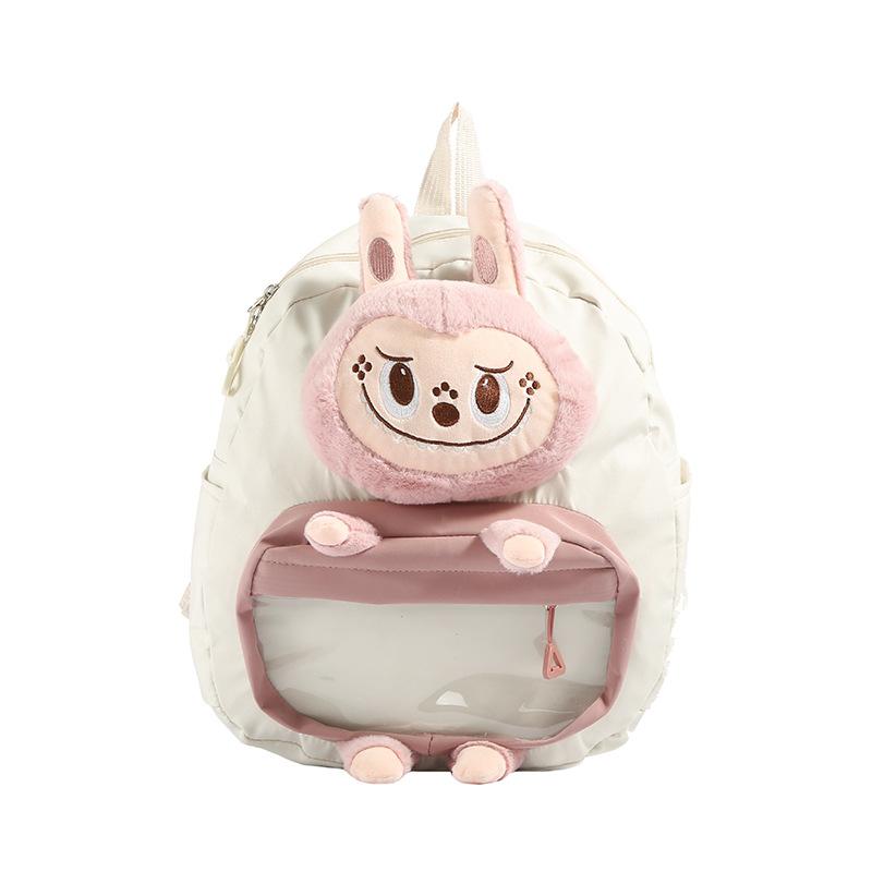 Cartoon cute Labu plush shoulder bag two-dimensional pain bag large capacity high-end backpack school bag CLE