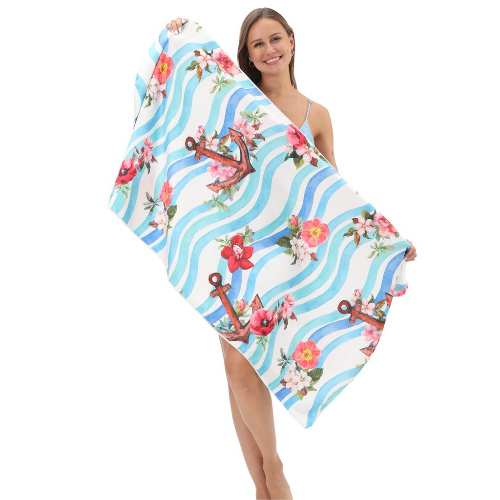 90 * 180 Beach Towel Microfiber Printing Beach Towel Absorbent Towel 2026