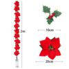 Flowers Christmas Xmas Supplies String Lights Home Decor Christmas Garland Christmas Decorations