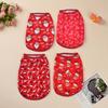 Christmas Puppy Clothes Festival Pet Vest Coat Gift For Small Medium Dogs Cats Breathable Deer Print Apparel Yorkshire Outfits