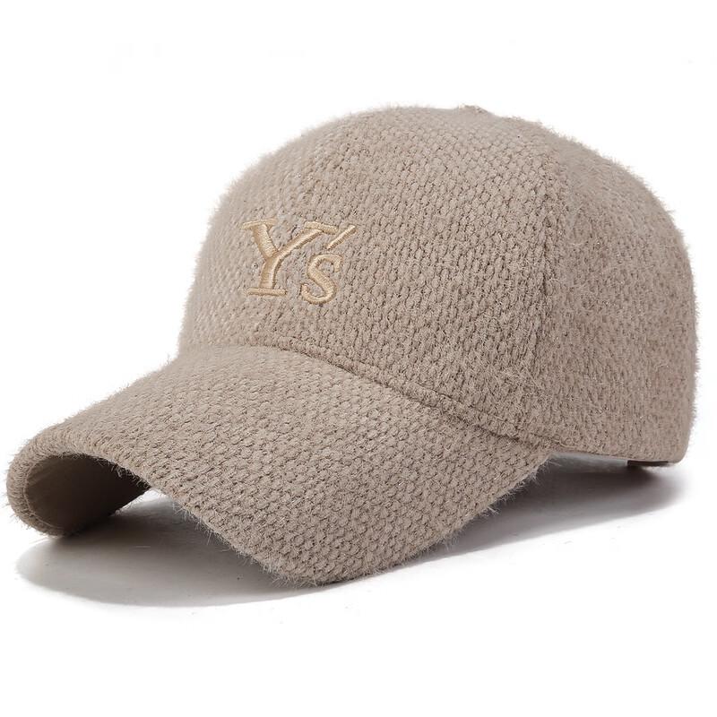 

Women s Autumn/Winter Textured Plush Baseball Cap