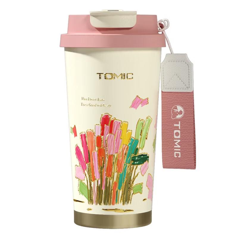 TOMIC Double-Layer Stainless Steel Coffee Cup