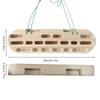 Climbing Rock Board Wooden Finger Grip Pull Up Climbing Hanging Board Grip Strengthener Forearm Exerciser Home Wall Board
