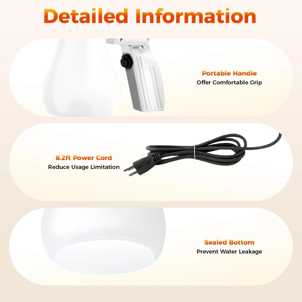 SF-170 110V Textile Spot Cleaning Spray Gun Electric Water Screen Printing Pressure Gun 60w