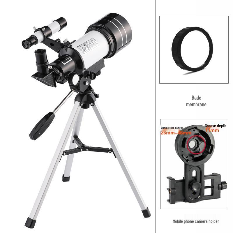 F30070M High Power Kids' Telescope with Finder Scope for Moon Watching
