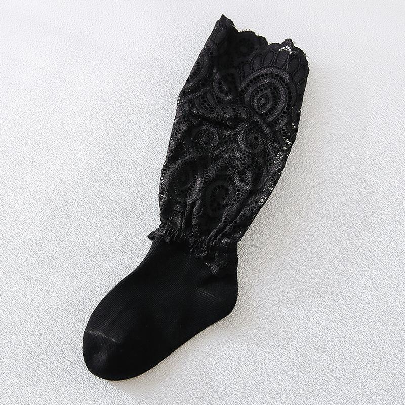 Chaussettes amples pour bébés et enfants, été, chaussettes pour bébés filles, dentelle tendance, chaussettes pour enfants, accessoires vestimentaires, chaussettes amoncelées amoncelées