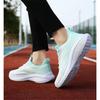 Damenschuhe, Sportschuhe, Damen-Laufschuhe, Stoßdämpfende Schuhe, Freizeit-Meshschuhe mit weicher Sohle, Atmungsaktive Laufschuhe