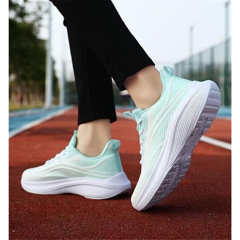 Damenschuhe, Sportschuhe, Damen-Laufschuhe, Stoßdämpfende Schuhe, Freizeit-Meshschuhe mit weicher Sohle, Atmungsaktive Laufschuhe