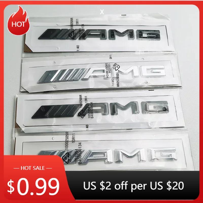 2025 Autocollant de Voiture Chaud Logo Emblème AMG Lettres Badge de Coffre de Voiture Pour Mercedes Benz W204 W205 W176 W177 W212 W213 Autocollant AMG Accesso