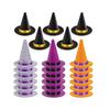 10pcs Wine Bottle Decor Mini Felt Witch Hats 4 Color DIY Wine Bottle Witch Hats Props Party Decoration Wine Bottle Topper
