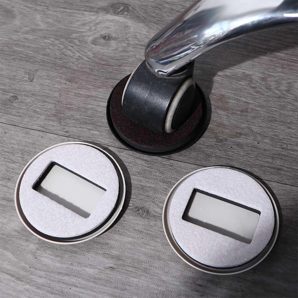 Foot Protector Furniture Caster Cup Chair Roller Feet Mat Wheel Fixing Pad Chair Wheel Stopper