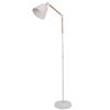 Makilight Floor Light, 12W LED Bulb Included, LED Floor Stand Lamp with Remote Control, 3 Color Temperature Settings, Stepless Dimming, Adjustable