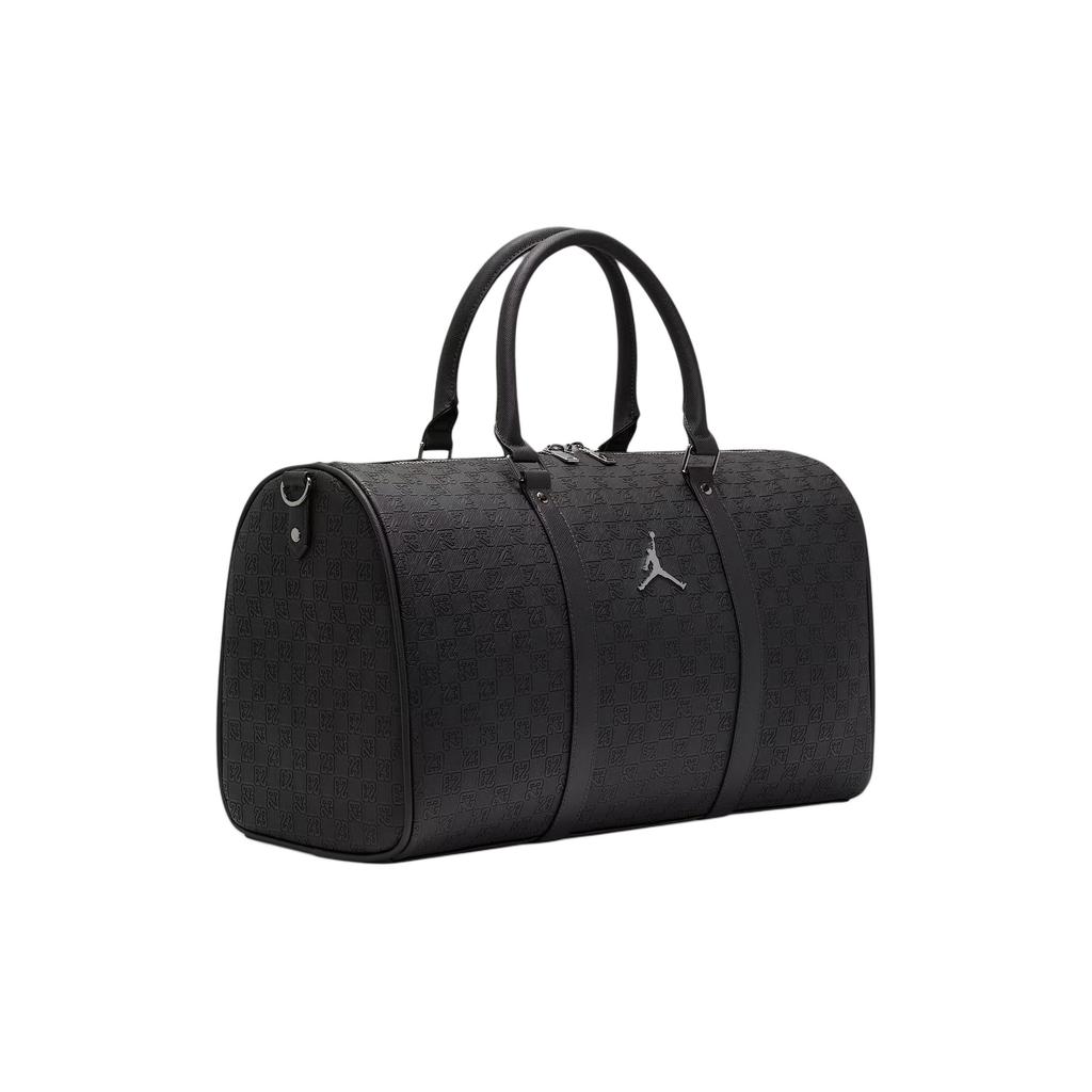 Jordan 25L Brand Logo Adjustable Detachable Polyurethane Travel Bag Unisex Travel Bag Black HV2856-045