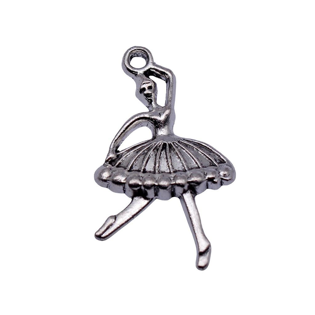 Dancing Boys Charms Girls Pendants For Dance Themed Jewelry Accessories Alloy