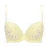 BY Entry Collection Cup Clear Bra Shorts Set M011 E65M [AMOSTYLE Triumph] 3/4 Bra, Cleavage, & (Tender Flower), Women's, (Yellow),