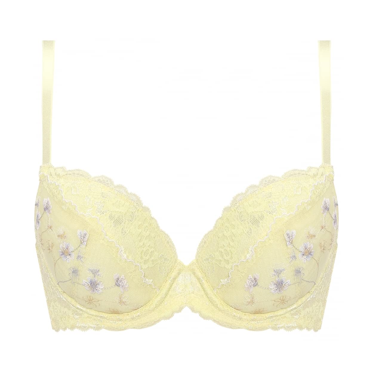 

BY Entry Collection Чашка Прозрачный Бюстгальтер Шорты Комплект M011 E65M [AMOSTYLE Triumph] Бюстгальтер 3/4, Декольте, & (Нежный цветок), Женский, (желтый),