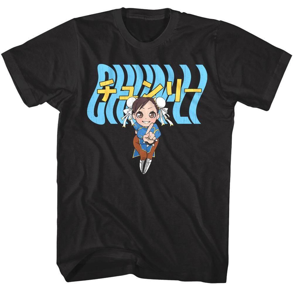 Street Fighter Chun-Li Chibi Men T Shirt XXXL