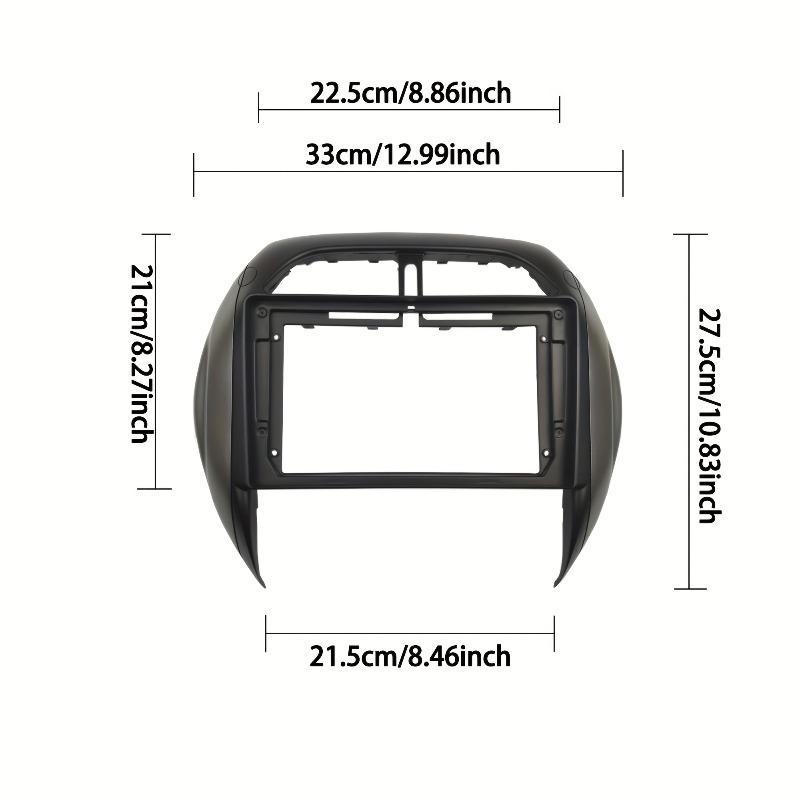 9 INCH Radio Frame Fit for TOYOTA RAV4 2003-2005 Stereo Installation Panel Android Player GPS Navigation Fascia Dash