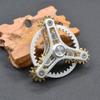 Fingertip Gear Toy 4 Gears Decompression Metal Finger Hand Brass Gear Toy for Stress Relieving