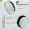 Haoge MC UV-kamera objektivbeskyttelsesfilter Fujifilm X100VI Fuji X100V kameratilbehør med integrert adapterring sølv vanntett nanobelegg HD