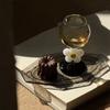 Cute Sun Flower Handle Goblet Glass Retro Wine Champagne Cock Tail Glass Borosilicate Heat-resistant Glass