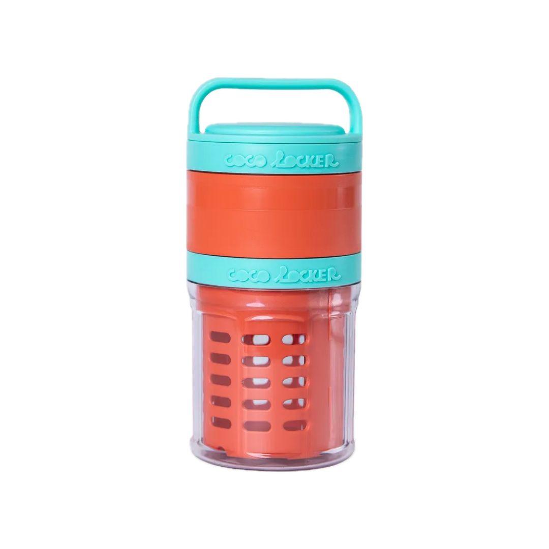 cocolocker Capsule Pot Fruit & Salad Lunch Container Carrot